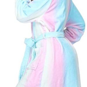 Rainbow Plush Bathrobe